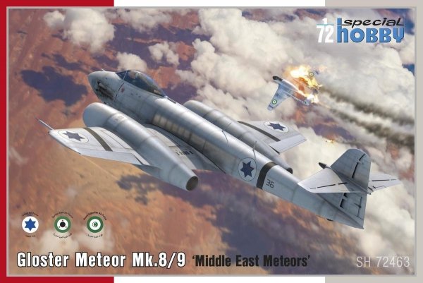 Special Hobby 72463 Gloster Meteor Mk.8/9 Middle East Meteors 1/72
