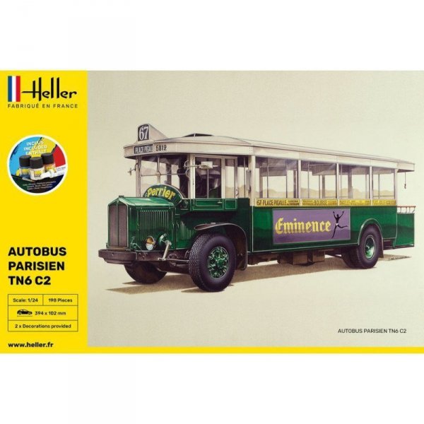 Heller 56789 Starter Kit - Autobus Parisien TN6 C2