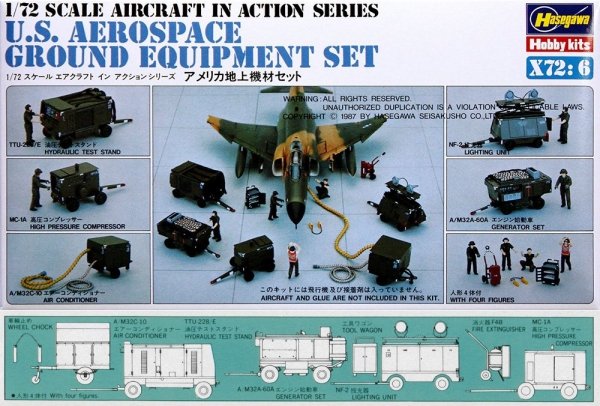 Hasegawa X72-6 - 35006 Ground Equipment Set 1/72