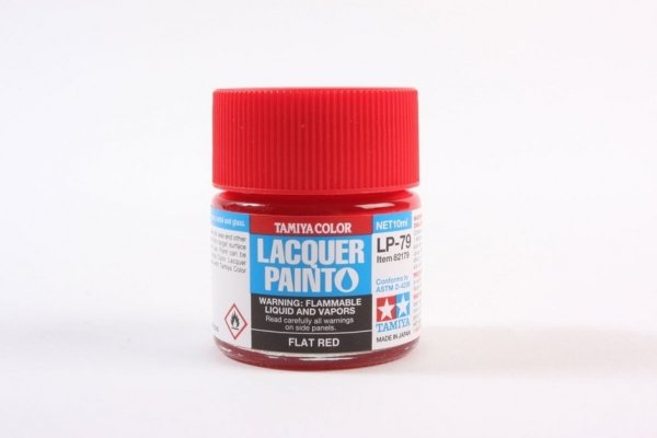 Tamiya 82179 LP-79 Flat Red 10ml