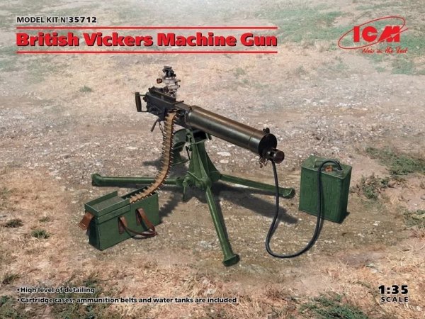 ICM 35712 British Vickers Machine Gun