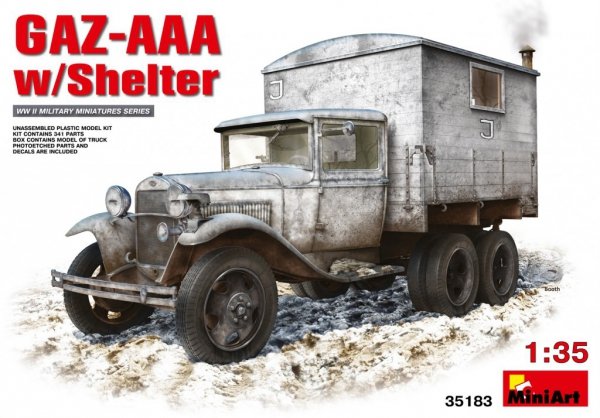 Mini Art 35183 Gaz-Aaa W/Shelter 1/35