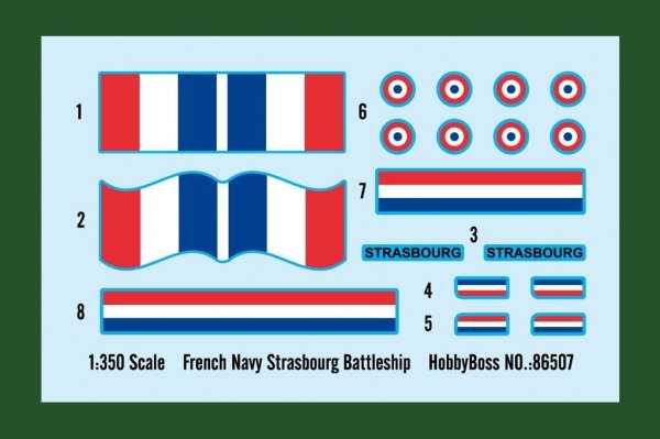 Hobby Boss 86507 French Strasbourg Battleship 1/350