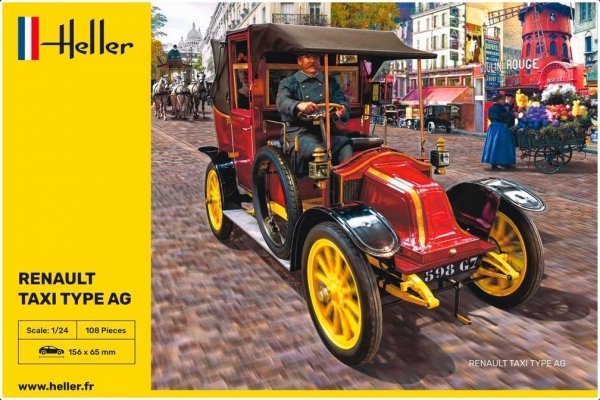 Heller 30705 Renault Taxi Type AG