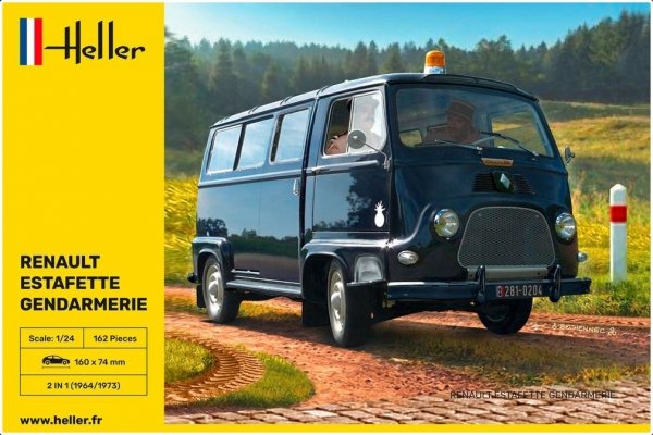 Heller 80742 Renault Estafette Gendarmerie New Mould