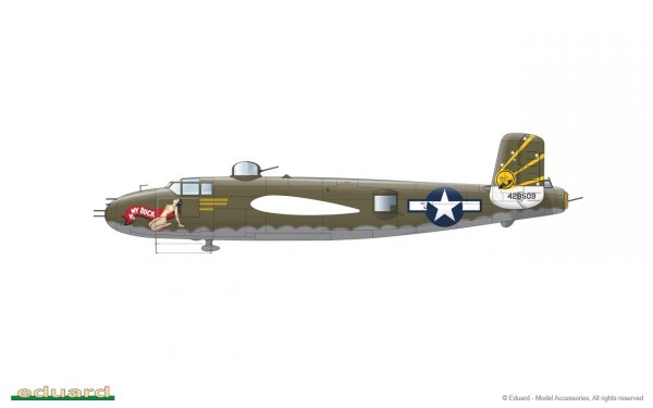 Eduard 2139 B-25J Mitchell GUNN's BUNNY Limited edition 1/72