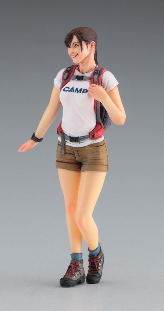 Hasegawa SP501-52301 Suzuki Jimny w/Camp Girl's Figure 1/24