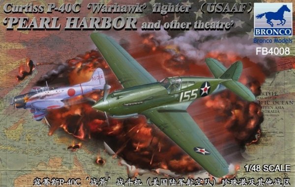 Bronco FB4008 Curtiss P-40C Warhawk