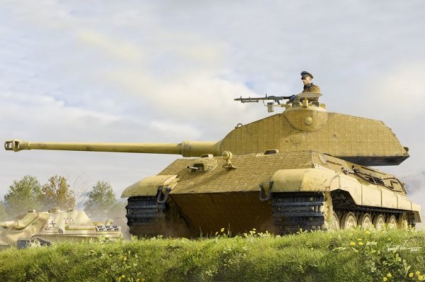 Hobby Boss 84558 Pz.Kpfw. VI Sd.Kfz.182 Tiger II (Porshe Early Production Vehicle Fgst.Nr.28009) 1/35