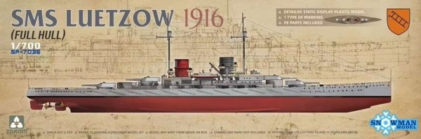 Takom Snowman SP-7036  SMS Luetzow 1916 ( Full Hull )