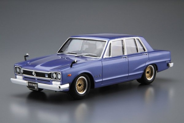 Aoshima 05836 1/24 MC#46 Nissan GC10 Skyline 2000GT &#039;71
