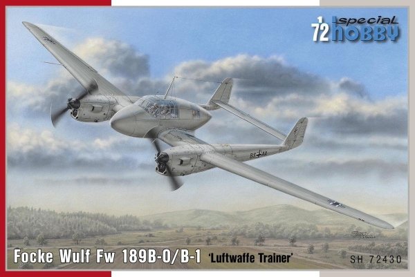 Special Hobby 72430 Focke Wulf Fw 189B-0/B-1 &quot;Luftwaffe Trainer&quot;