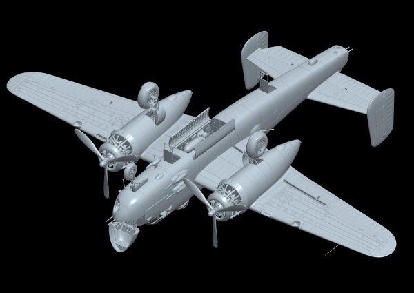 HK Models 01E037 1/32 B-25H Mitchell Gunship Over CBI
