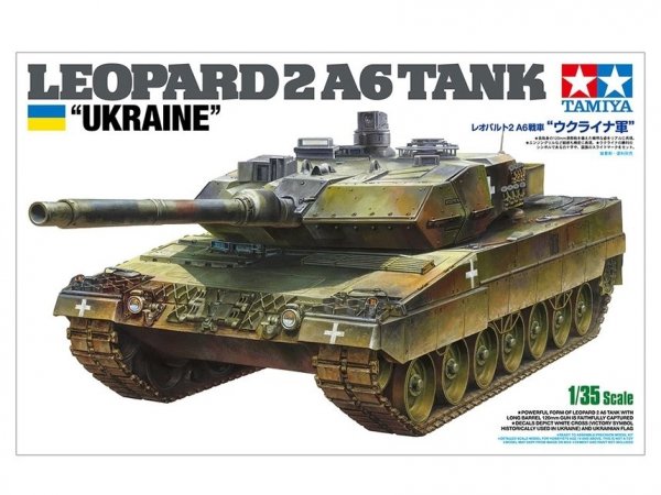 Tamiya 25207 1/35 Leopard 2 A6 Tank &quot;Ukraine&quot;