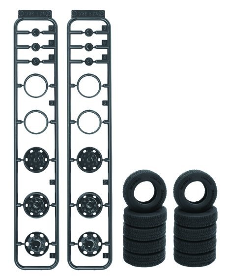 Fujimi 193489 1/24 Steel Wheel for 10t 22.5inch