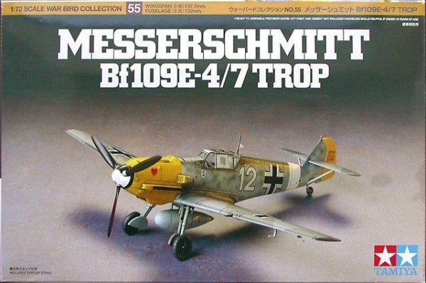 Tamiya 60755 Bf109E-4/7 TROP 1/72