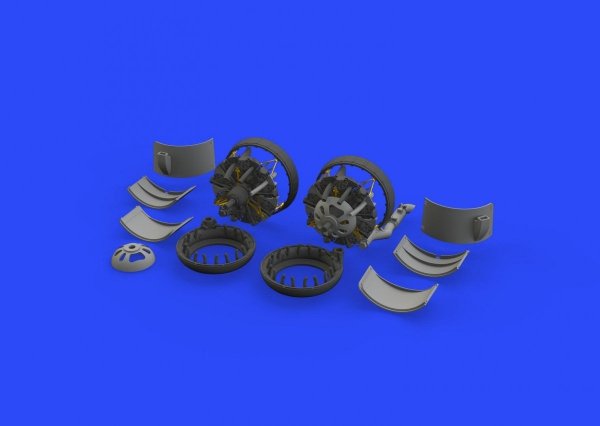 Eduard 672200 Wellington Mk.Ia/c engine Airfix