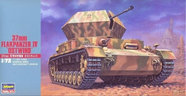 Hasegawa MT47-31147 37 Mm Flakpanzer IV Ostwind 1/72