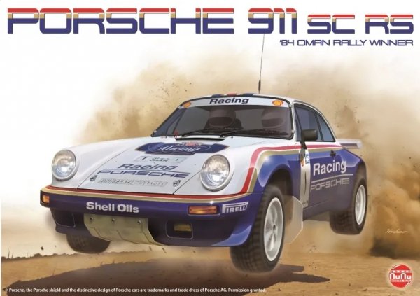 NuNu 24011 Porsche 911 SC RS 1984 Oman Rally Winner 1/24