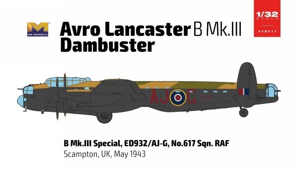 HK Models 01E011 1/32 Avro Lancaster B Mk.III Dambuster