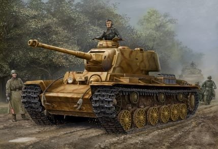 Hobby Boss 84818 1/48 German  Pz.Kpfw  Kv-1  756(