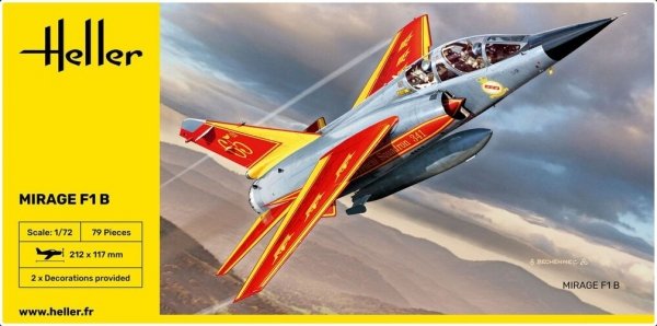 Heller 30319 Mirage F1B 1/72