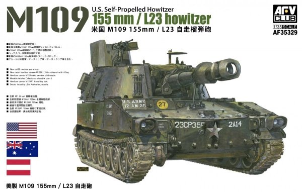 AFV Club AF35329 M109 155mm L23 howitzer 1/35
