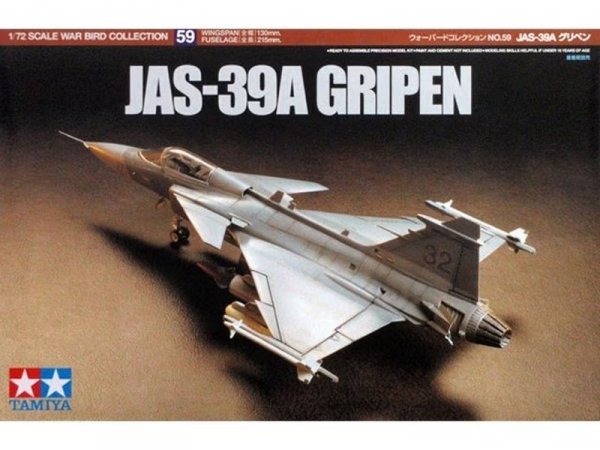 Tamiya 60759 JAS-39A Gripen 1/72