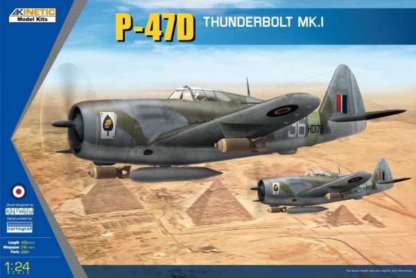 Kinetic 3212 P-47D Thunderbolt Mk.I 1/24