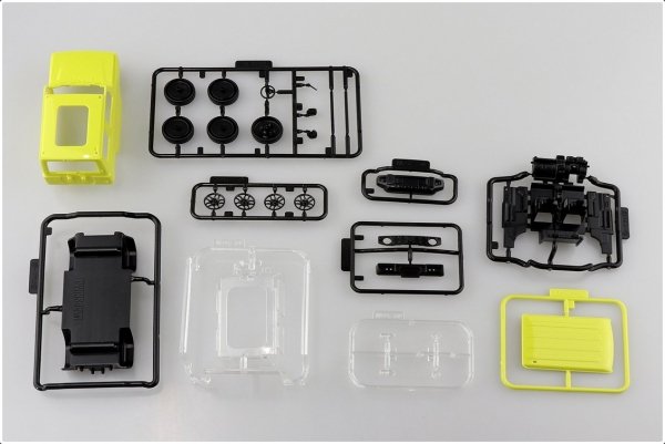 Aoshima 05776 1/32 SNAP KIT#08-A Suzuki Jimmy Kinetic Yellow