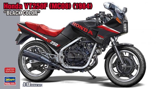 Hasegawa 21755 1/12 Honda VT250F (MC08) (1984) Black