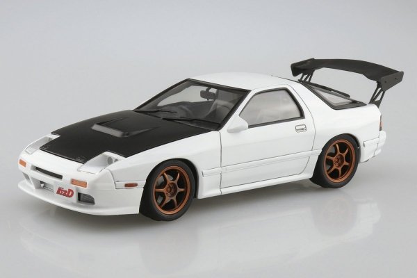 Aoshima 05962 1/24 Initial-D#7 Takahashi Ryosuke FC3S RX-7 [Hakone Battle Ver.] (Mazda)