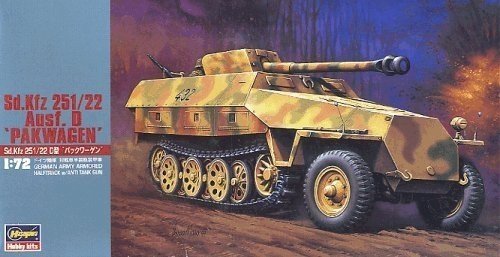 Hasegawa MT45-31145  SdKfz 251/22 Ausf D Pakwagen 1/72