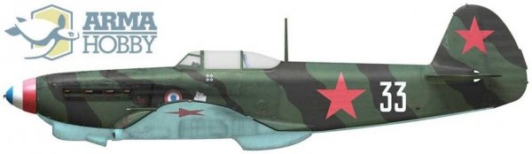 Arma Hobby 70029 Jak-1b Allied Fighter 1/72
