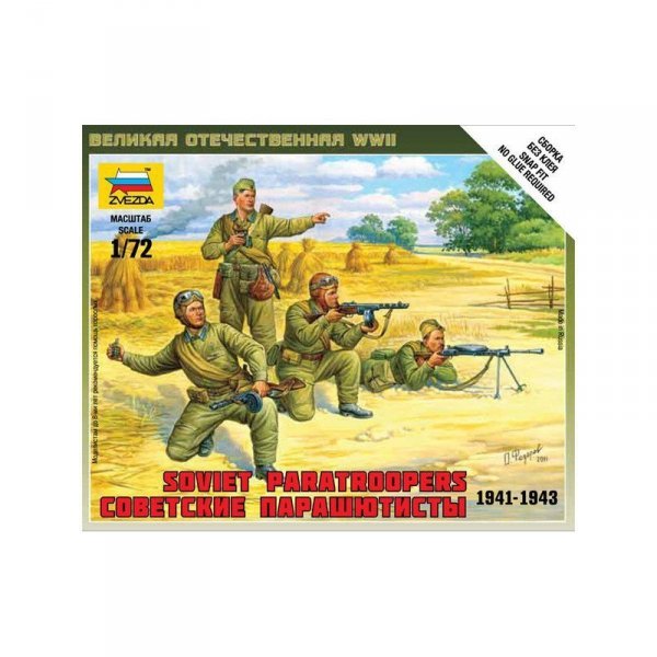 Zvezda 6138 Soviet Paratroops 1/72