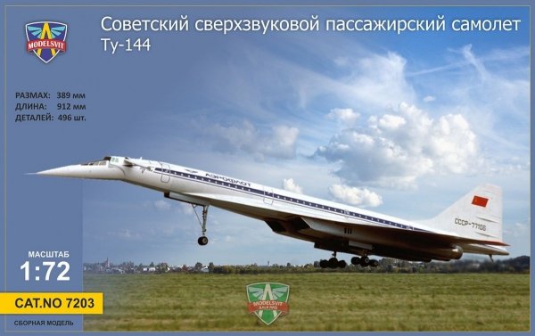 Model Svit 7203 Tupolev Tu-144