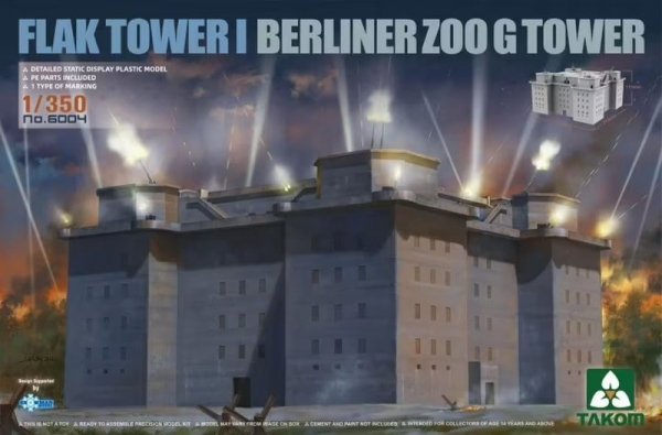 Takom 6004 Flak Tower I Berilner Zoo G Tower