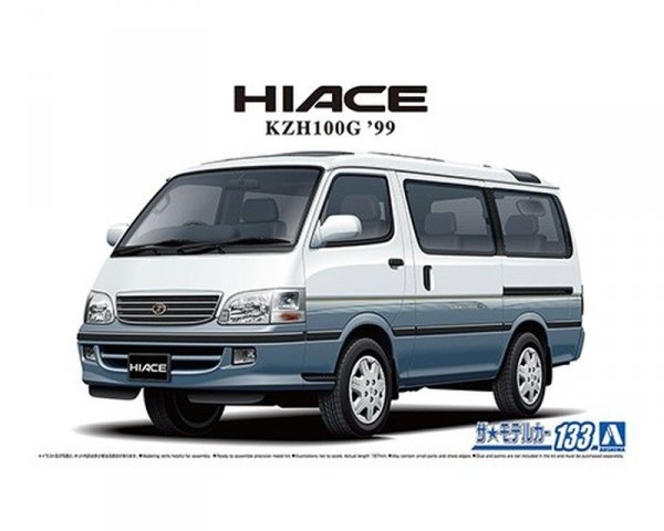 Aoshima 06274 1/24 MC#133 Toyota KZH100G Hiace Super Custom G '99