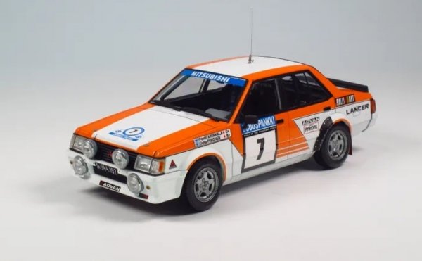 NuNu 24018 Mitsubishi Lancer Turbo 1982 Rally of 1000 Lakes 1/24