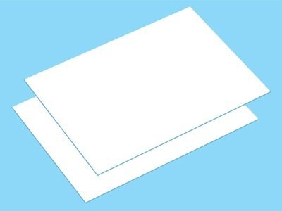 Tamiya 70215 Heat-Shrink Pla-Plate Whi B6*2