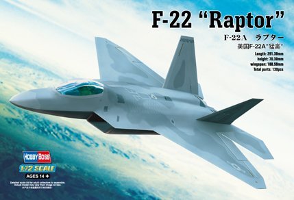 Hobby Boss 80210 1/72 F-22A &quot;Raptor&quot;