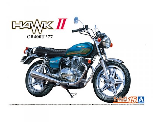 Aoshima 06265 1/12 HONDA CB400T HAWK-II '77