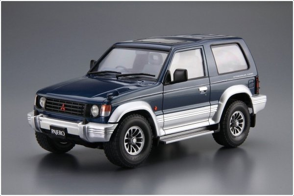 Aoshima 05697 1/24 MC#23 Mitsubishi V24WG Pajero Metal Top Wide XR-II '91
