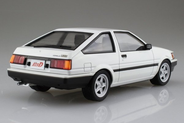 Aoshima 05963 1/24 Initial-D#10 Takeuchi Itsuki AE85 Levin (Toyota)