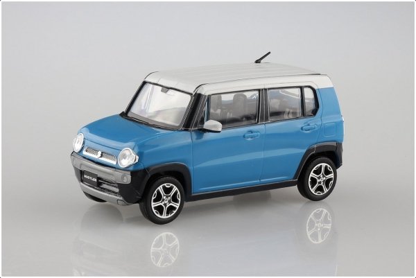 Aoshima 05833 1/32 SNAP KIT#01-D Suzuki Hustler (Summer Blue Metallic)