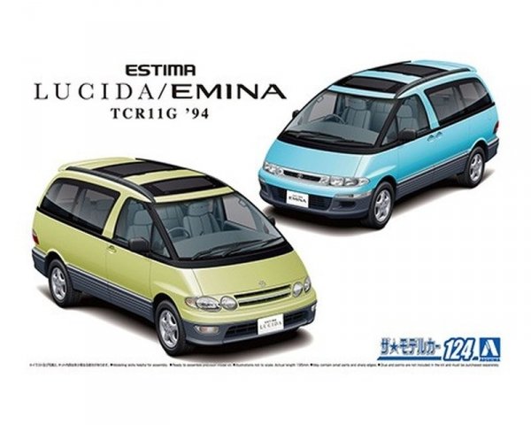 Aoshima 06135 1/24 MC#124 Toyota TCR11G Estima Lucida/Emina '94