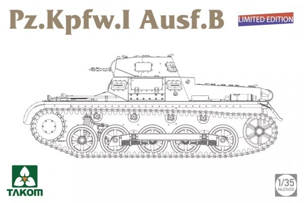 Takom 2145B Pz.Kpfw. I Ausf. B Limited Edition 1/35