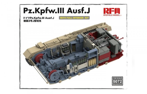 RFM-5072 Pz.Kpfw.III Ausf.J with full interior kit 1/35