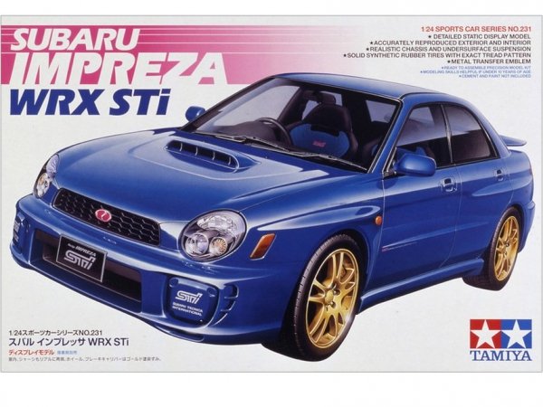 Tamiya 24231 1/24 Subaru Impreza WRX STi