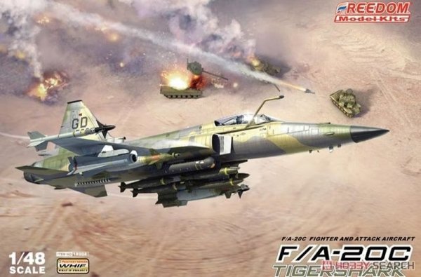 Freedom Model Kits 18004 FA-20A/C TIGER SHARK / AG WEAPONS 1/48